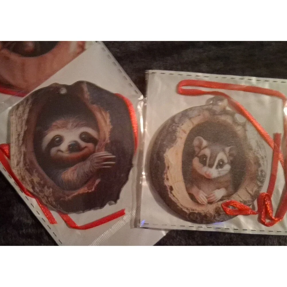 Lot of 13 Animal Acrylic ornaments  new factory sealed